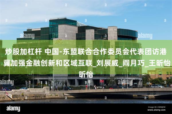 炒股加杠杆 中国-东盟联合合作委员会代表团访港 冀加强金融创新和区域互联_刘展威_阎月巧_王昕怡